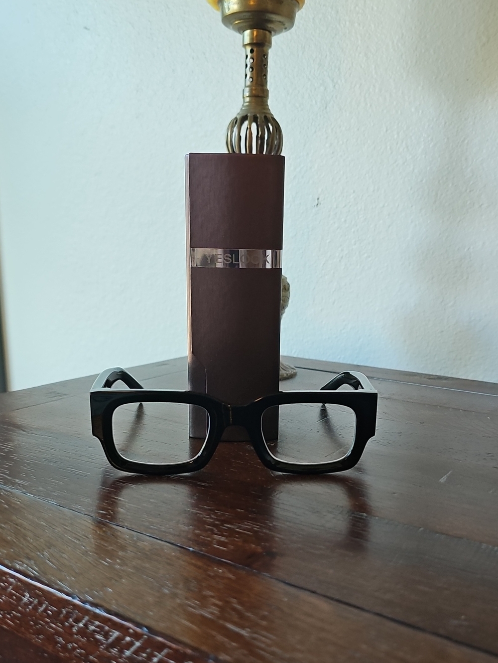 ββYESLOOK BLACK THICK SQUARE EYE FRAMES NIBββ